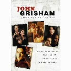 J Grisham DVDs Courtroom Collec Pelican Brief Client A Time to Kill Runaway Jury